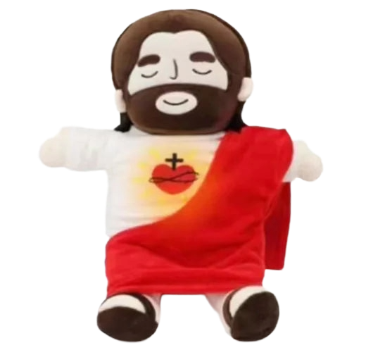 Peluche de jesus respirando